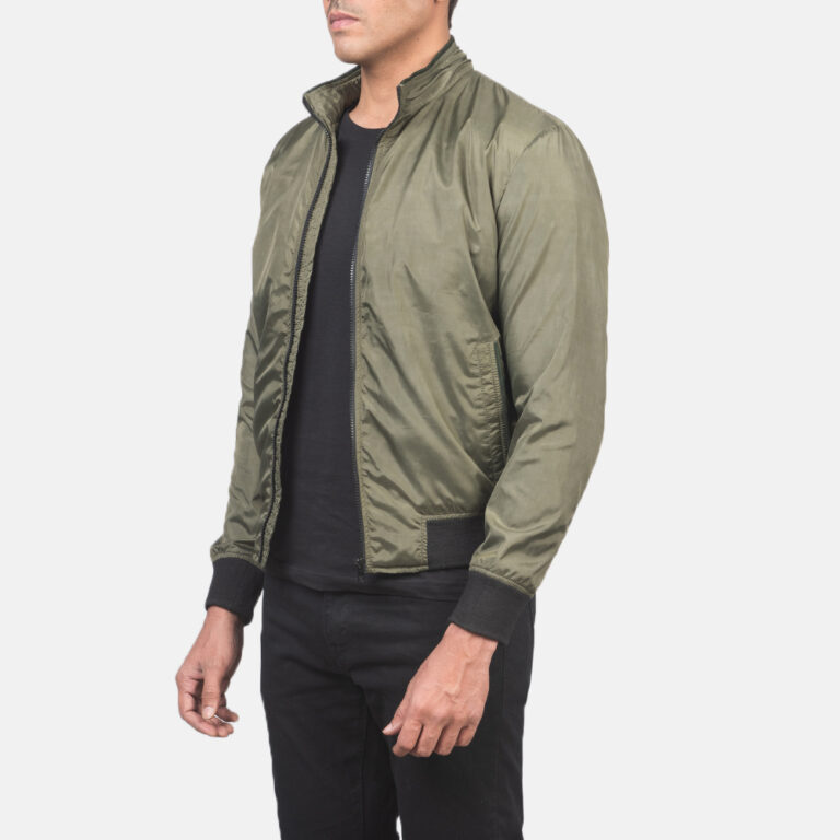 Mens Ramon Green Bomber Jacket_3437-3-1614237000591